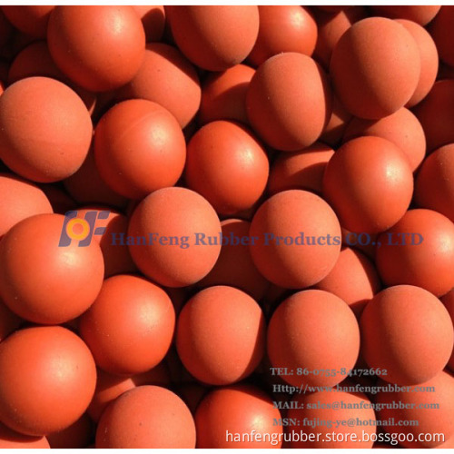 solid rubber balls